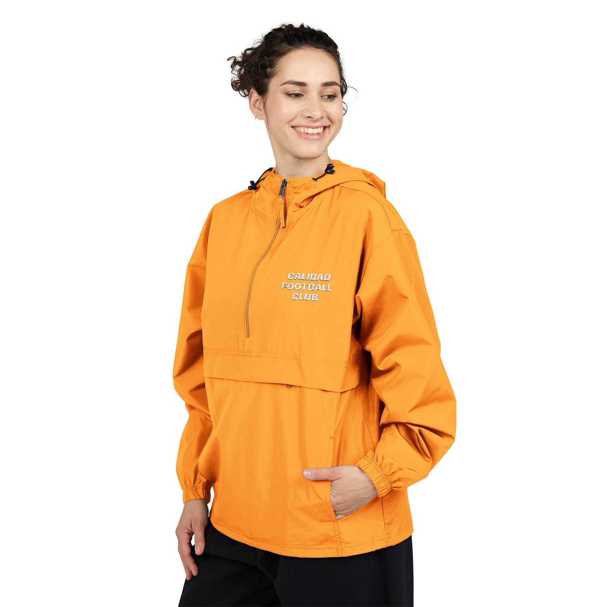 Calidad FC Mustard Packable Anorak Jacket