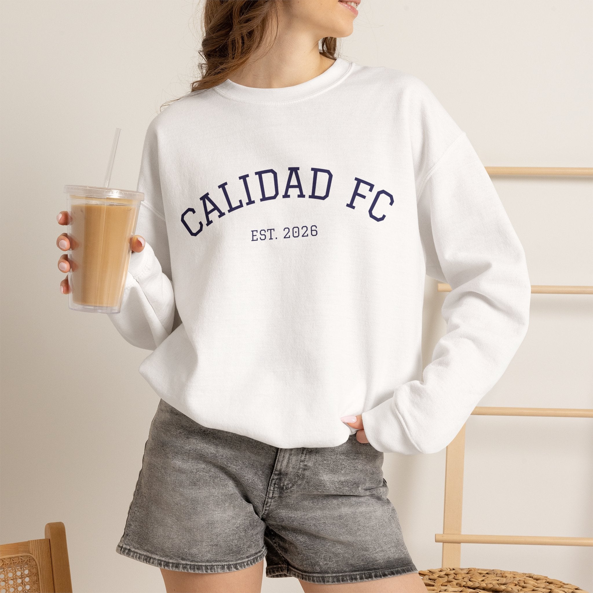 Calidad FC Vintage Crewneck Sweatshirt