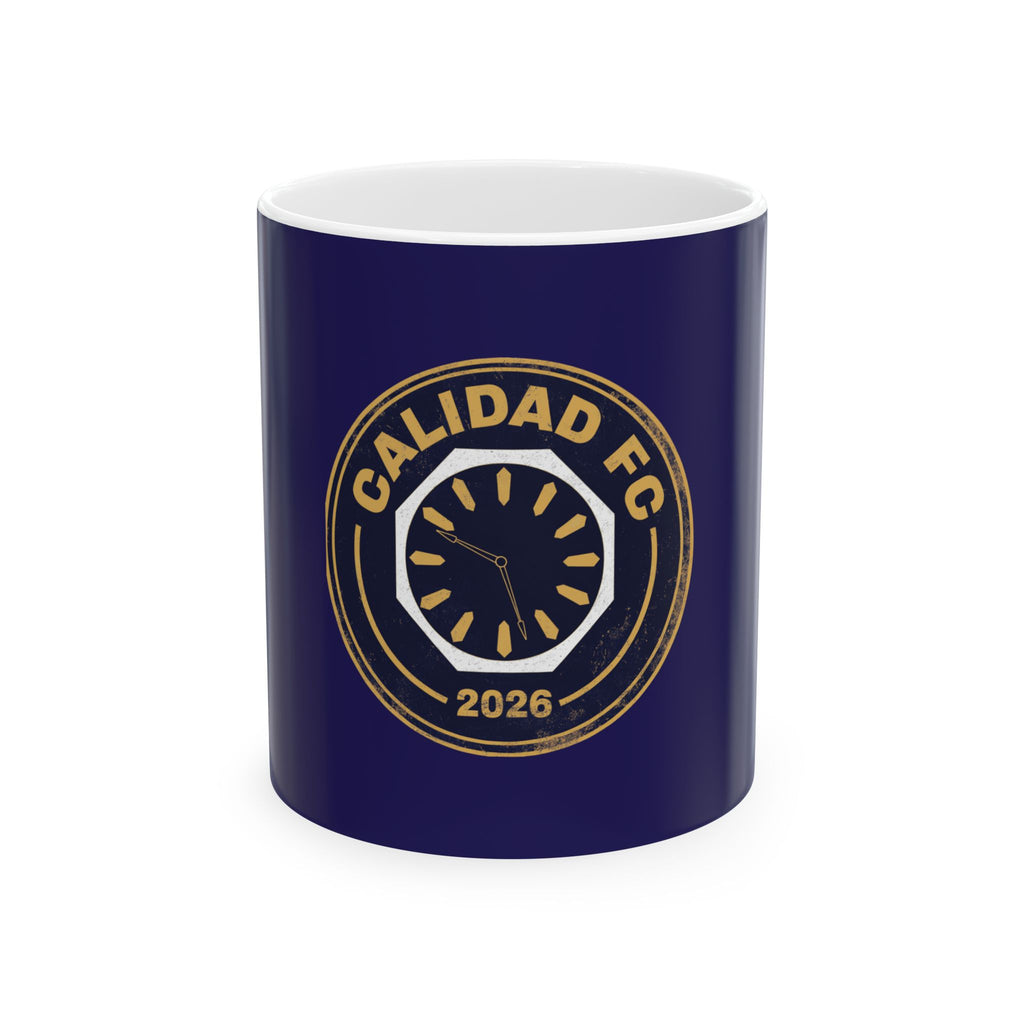 Calidad FC 2026 Ceramic Mug – Soccer Club Logo Coffee Cup