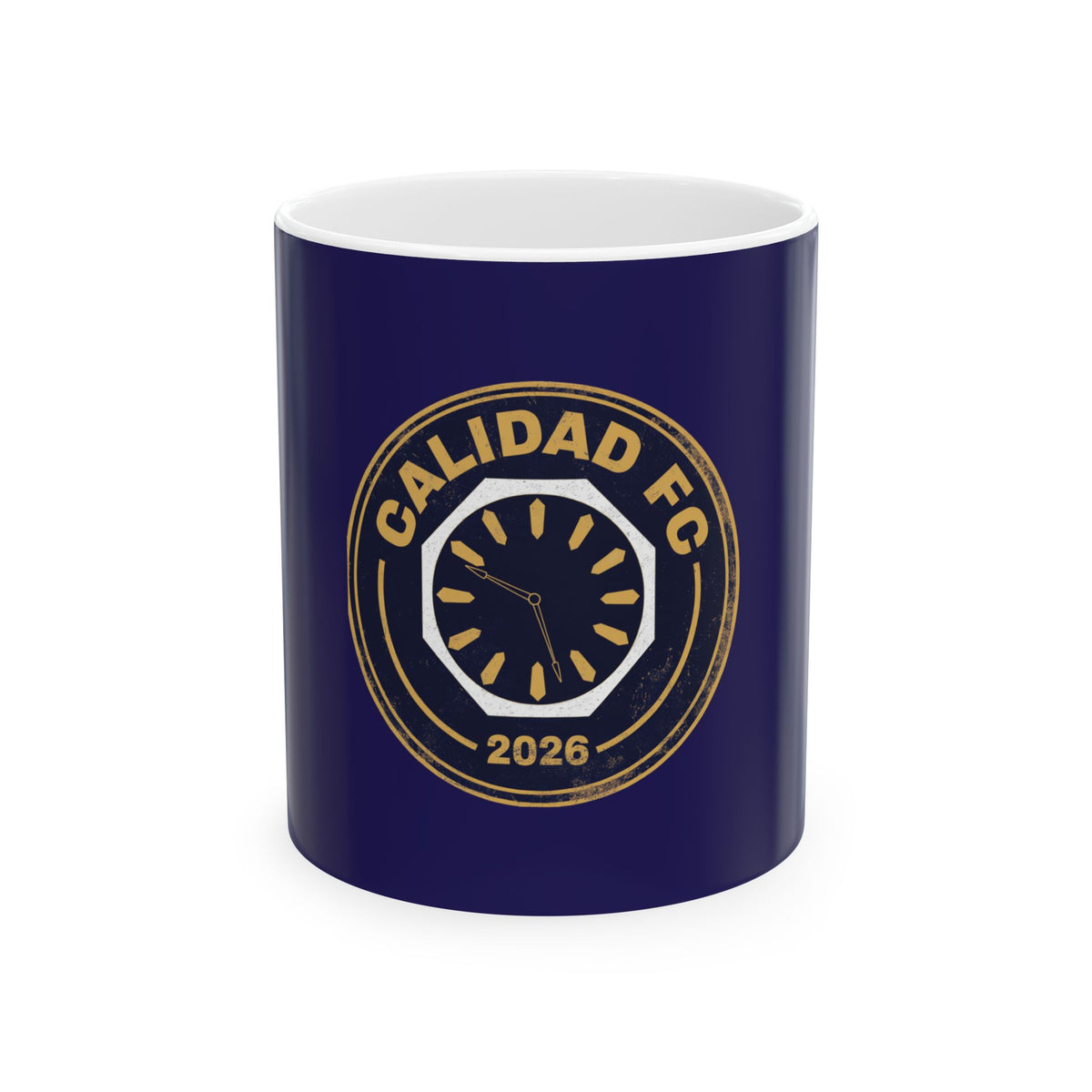 Calidad FC 2026 Ceramic Mug – Soccer Club Logo Coffee Cup