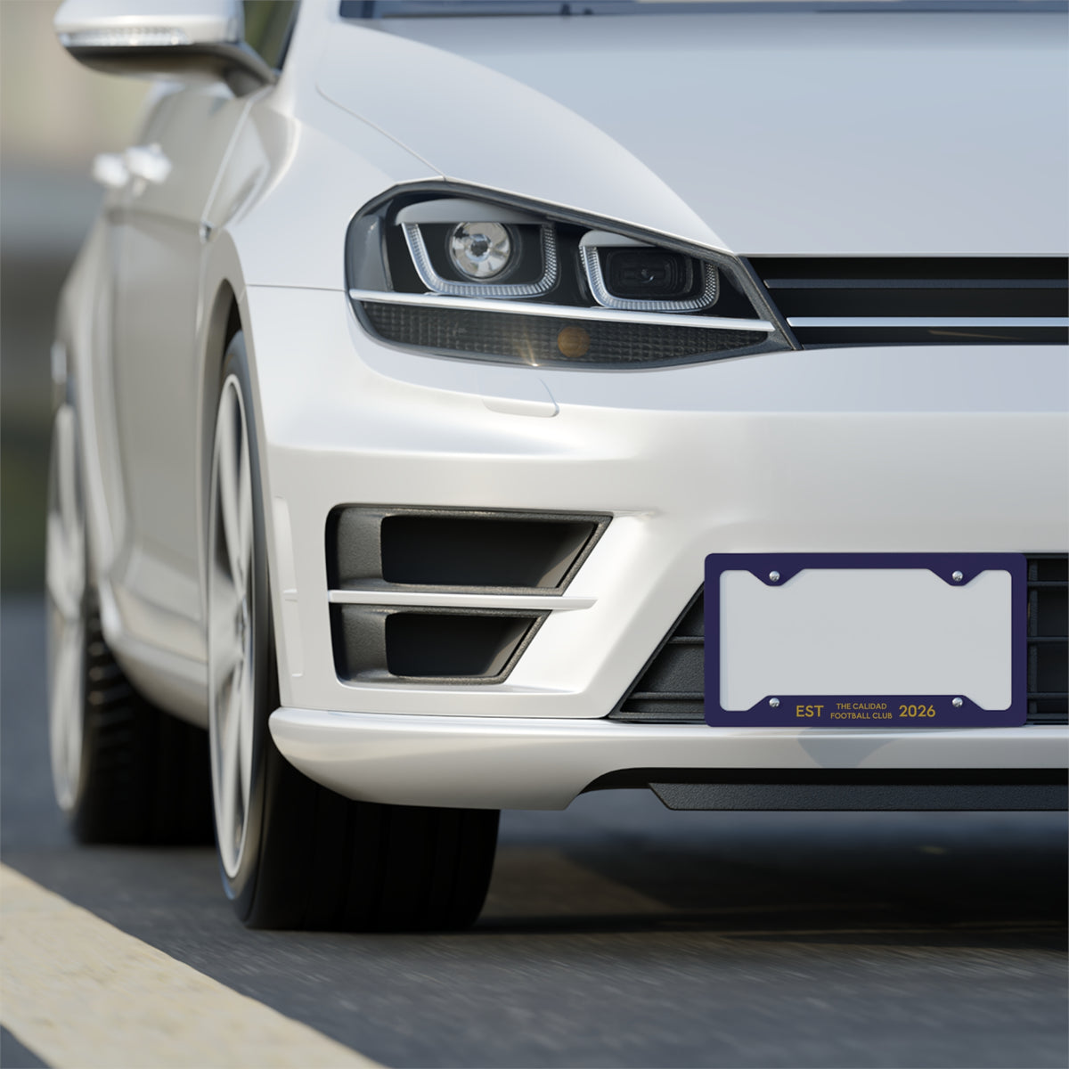 Calidad FC Car Metal License Plate Frame