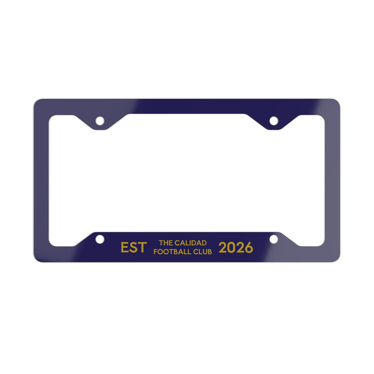 Calidad FC Car Metal License Plate Frame