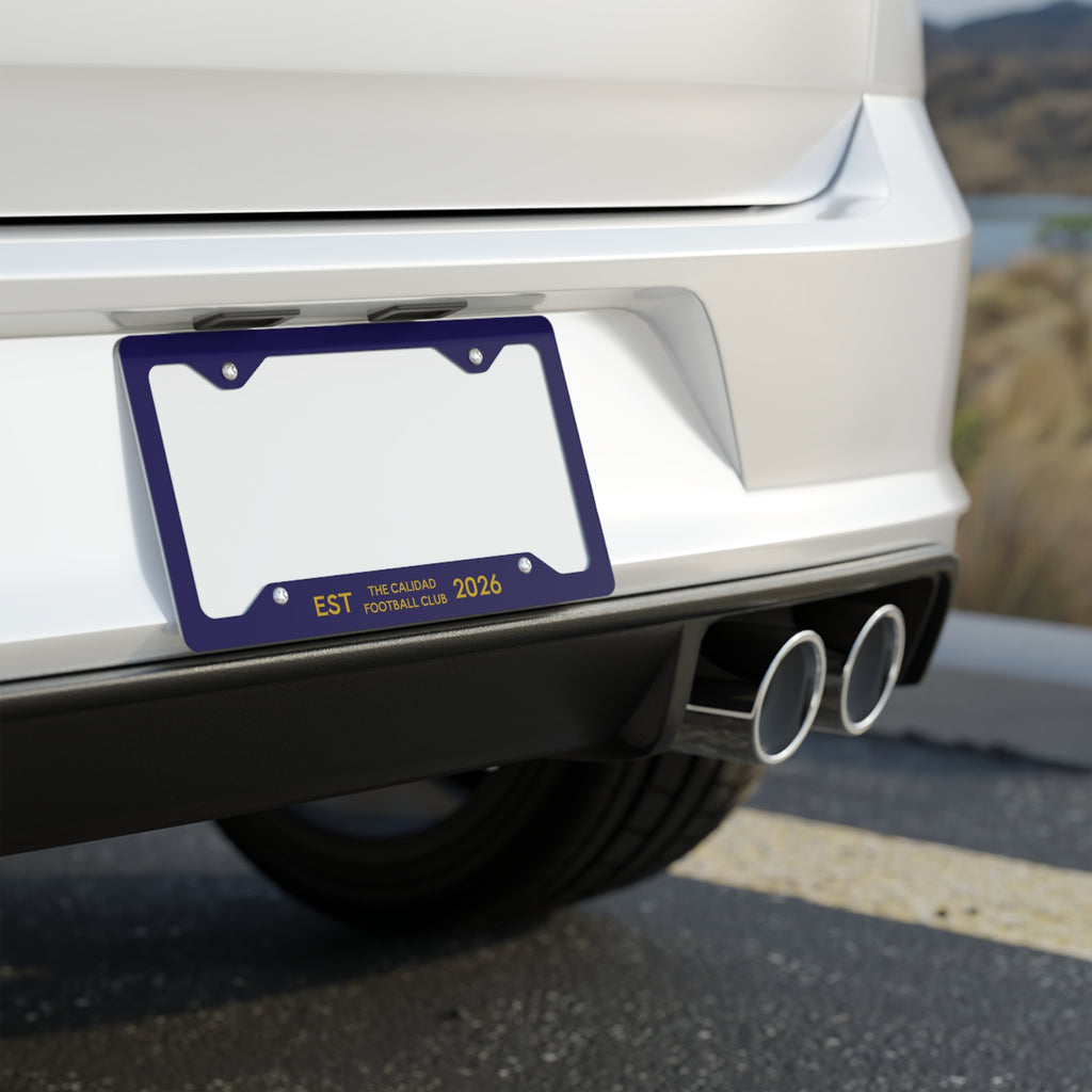 Calidad FC Car Metal License Plate Frame