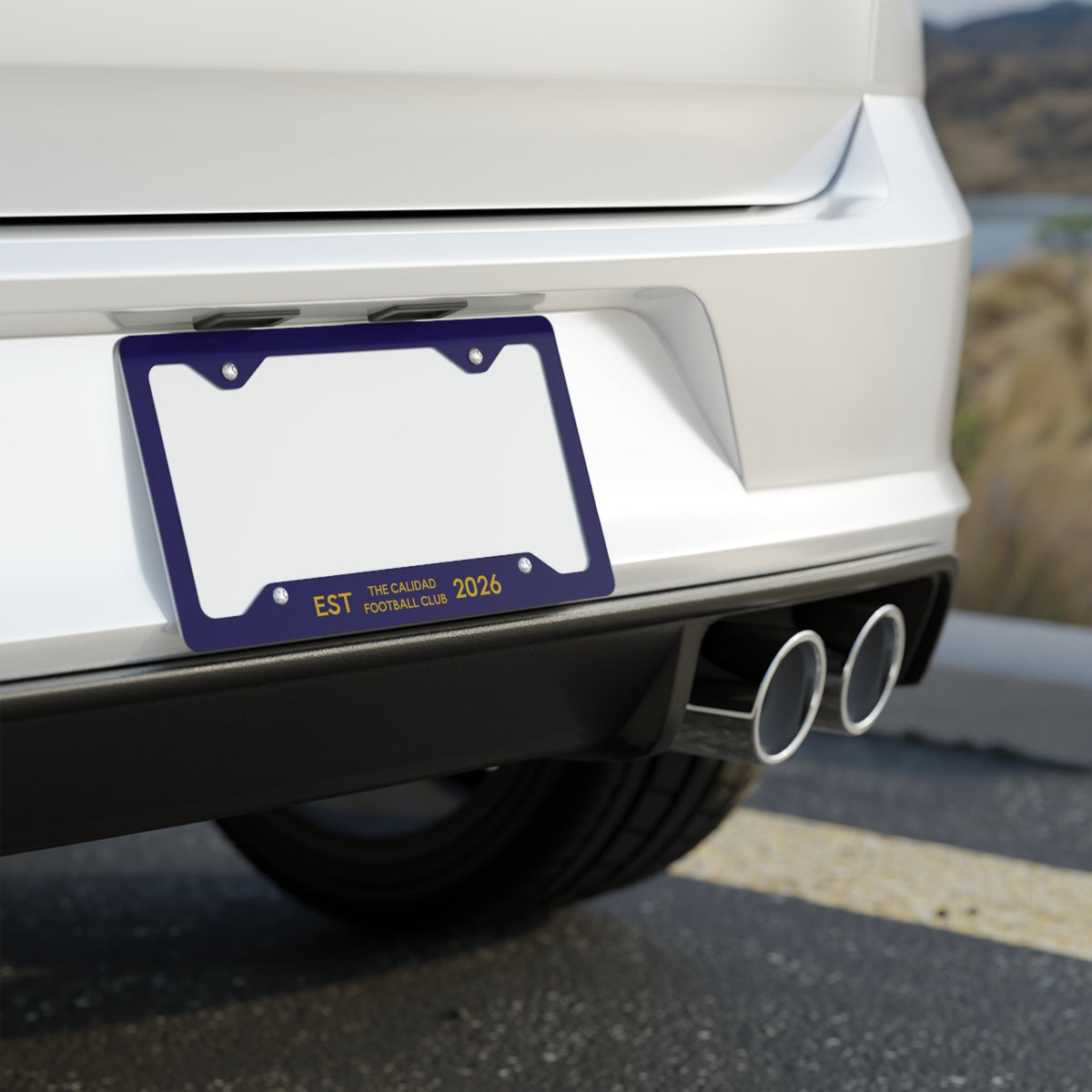 Calidad FC Car Metal License Plate Frame